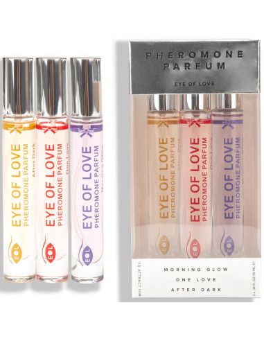 EYE OF LOVE EOL PHR PERFUME 10 ML SET 3 MORNING GLOW ONE LOVE AFTER DARK