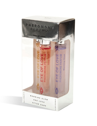 EYE OF LOVE EOL PHR PERFUME 10 ML SET 3 MORNING GLOW ONE LOVE AFTER DARK