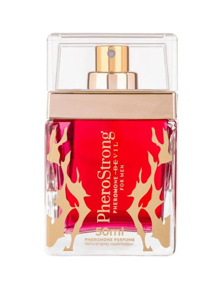 PHEROSTRONG PERFUME CON FEROMONAS DEVIL PARA HOMBRE 50 ML PHEROSTRONG PERFUME CON FEROMONAS DEVIL PARA HOMBRE 50 ML