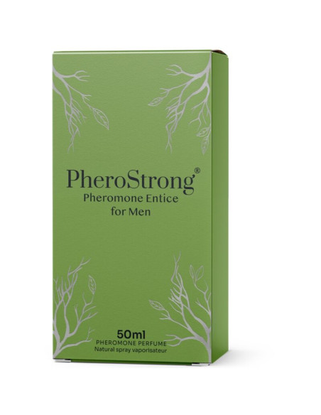 PHEROSTRONG PERFUME CON FEROMONAS ENTICE PARA HOMBRE 50 ML PHEROSTRONG PERFUME CON FEROMONAS ENTICE PARA HOMBRE 50 ML