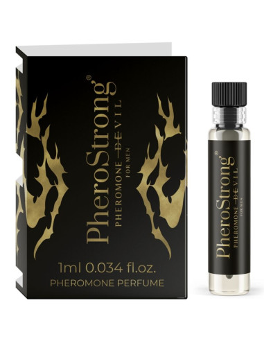 PHEROSTRONG PERFUME CON FEROMONAS DEVIL PARA HOMBRE 1 ML