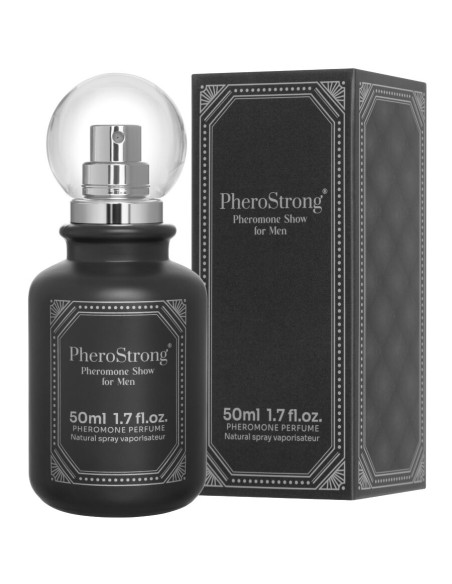 PHEROSTRONG PERFUME CON FEROMONAS SHOW PARA HOMBRE 50 ML PHEROSTRONG PERFUME CON FEROMONAS SHOW PARA HOMBRE 50 ML