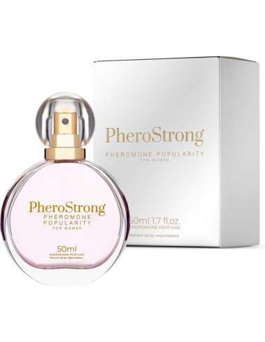 PHEROSTRONG PERFUME CON FEROMONAS POPULARITY PARA MUJER 50 ML