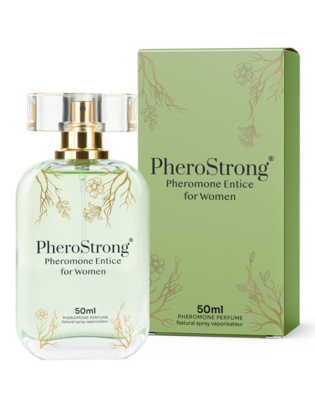 PHEROSTRONG PERFUME CON FEROMONAS ENTICE PARA MUJER 50 ML PHEROSTRONG PERFUME CON FEROMONAS ENTICE PARA MUJER 50 ML