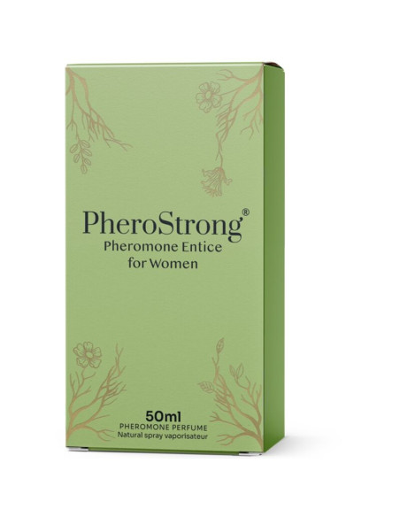 PHEROSTRONG PERFUME CON FEROMONAS ENTICE PARA MUJER 50 ML PHEROSTRONG PERFUME CON FEROMONAS ENTICE PARA MUJER 50 ML