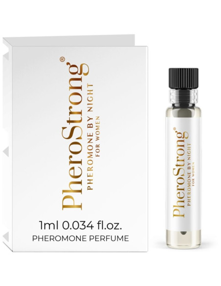 PHEROSTRONG PERFUME CON FEROMONAS BY NIGHT PARA MUJER 1 ML PHEROSTRONG PERFUME CON FEROMONAS BY NIGHT PARA MUJER 1 ML