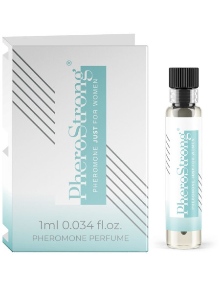 PHEROSTRONG PERFUME CON FEROMONAS JUST PARA MUJER 1 ML PHEROSTRONG PERFUME CON FEROMONAS JUST PARA MUJER 1 ML