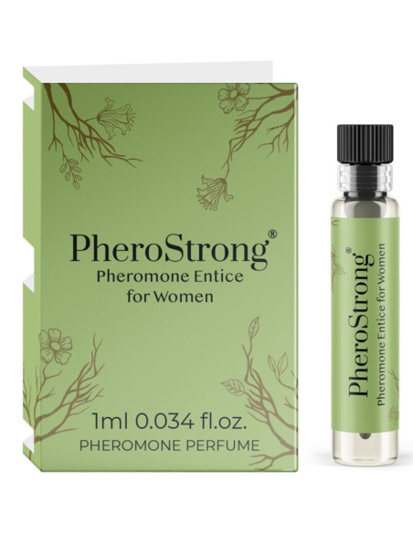PHEROSTRONG PERFUME CON FEROMONAS ENTICE PARA MUJER 1 ML