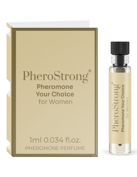 PHEROSTRONG PERFUME CON FEROMONAS YOUR CHOICE PARA MUJER 1 ML PHEROSTRONG PERFUME CON FEROMONAS YOUR CHOICE PARA MUJER 1 ML