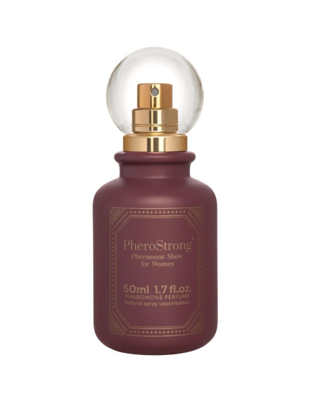 PHEROSTRONG PERFUME CON FEROMONAS SHOW PARA MUJER 50 ML PHEROSTRONG PERFUME CON FEROMONAS SHOW PARA MUJER 50 ML