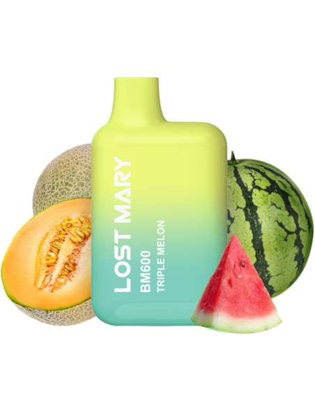 LOST MARY BM600 VAPER NICOTINA 2 DESECHABLE SABOR TRIPLE MELON LOST MARY BM600 VAPER NICOTINA 2 DESECHABLE SABOR TRIPLE MELON