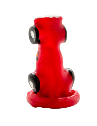 CONDOMERIE PRESERVATIVO DECORATIVO PINTADO A MANO COCHE DE CARRERAS