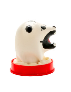 CONDOMERIE PRESERVATIVO DECORATIVO PINTADO A MANO OSO POLAR 2
