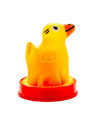 CONDOMERIE PRESERVATIVO DECORATIVO PINTADO A MANO PATO