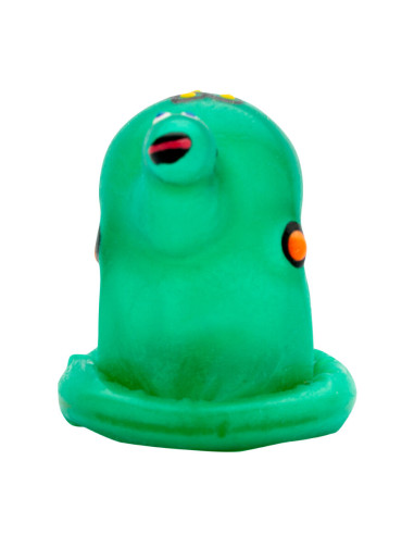 CONDOMERIE PRESERVATIVO DECORATIVO PINTADO A MANO TORTUGA