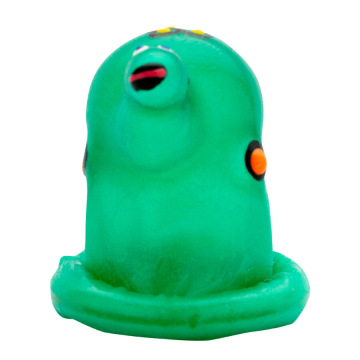 CONDOMERIE PRESERVATIVO DECORATIVO PINTADO A MANO TORTUGA