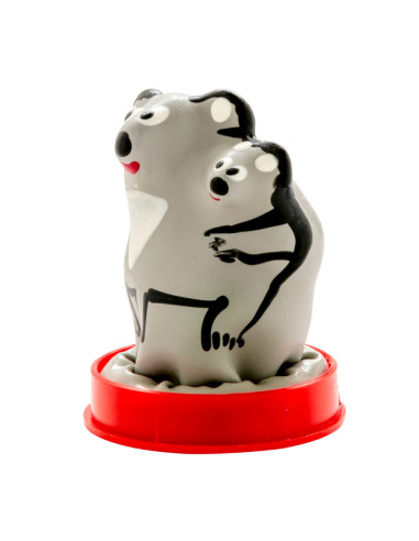 CONDOMERIE PRESERVATIVO DECORATIVO PINTADO A MANO KOALA JOVEN