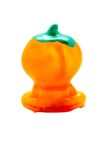 CONDOMERIE PRESERVATIVO DECORATIVO PINTADO A MANO CALABAZA