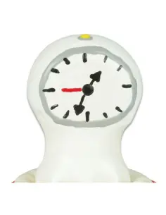 CONDOMERIE PRESERVATIVO DECORATIVO PINTADO A MANO RELOJ
