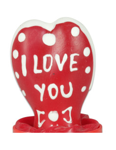 CONDOMERIE PRESERVATIVO DECORATIVO PINTADO A MANO CORAZON TE AMO MODELO 1 2