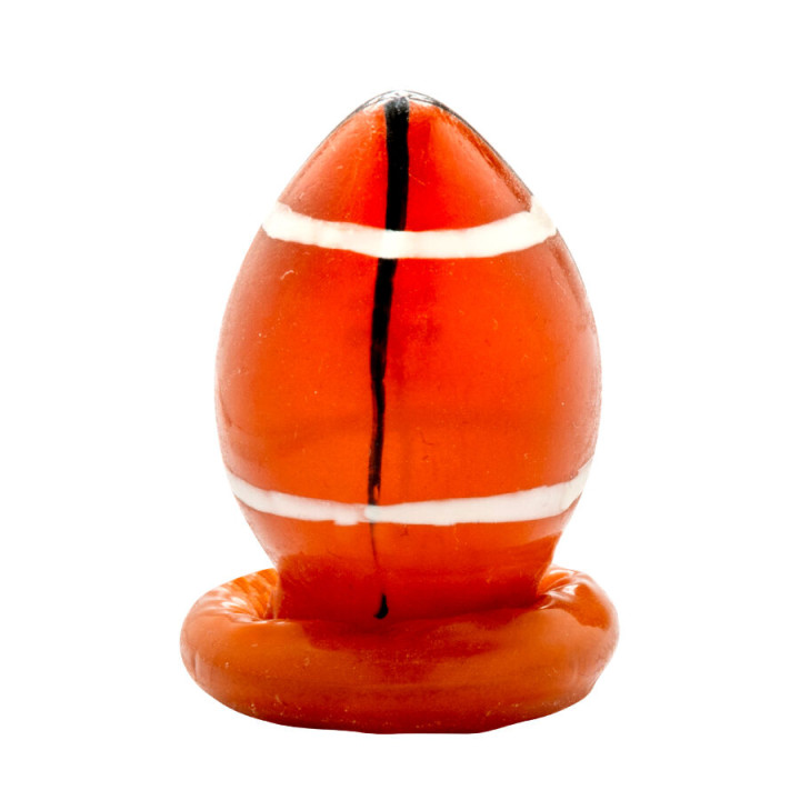 CONDOMERIE PRESERVATIVO DECORATIVO PINTADO A MANO PELOTA DE RUGBY