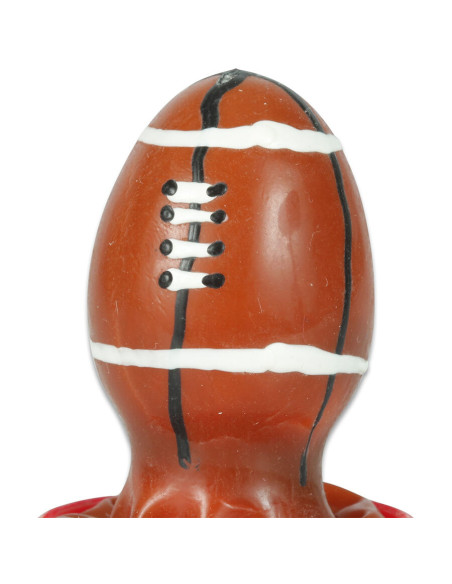 CONDOMERIE PRESERVATIVO DECORATIVO PINTADO A MANO PELOTA DE RUGBY CONDOMERIE PRESERVATIVO DECORATIVO PINTADO A MANO PELOTA DE RUGBY