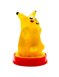 CONDOMERIE PRESERVATIVO DECORATIVO PINTADO A MANO RATON AMARILLO 2