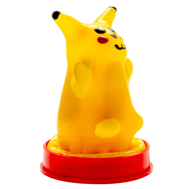 CONDOMERIE PRESERVATIVO DECORATIVO PINTADO A MANO RATON AMARILLO