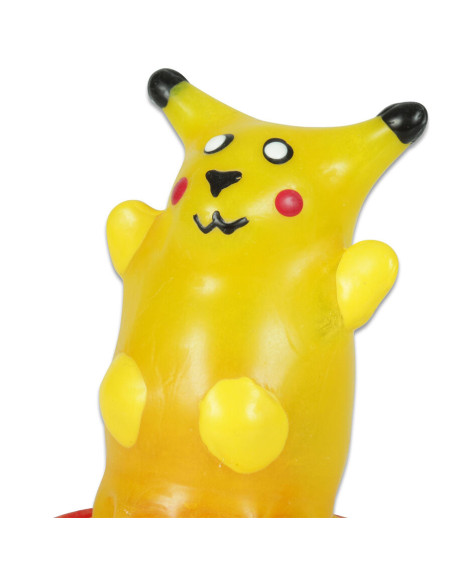 CONDOMERIE PRESERVATIVO DECORATIVO PINTADO A MANO RATON AMARILLO