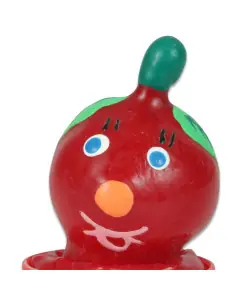 CONDOMERIE PRESERVATIVO DECORATIVO PINTADO A MANO TOMATE