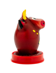 CONDOMERIE PRESERVATIVO DECORATIVO PINTADO A MANO TORO MODELO 1 2