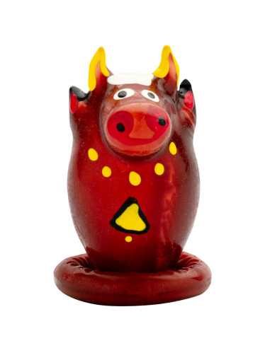 CONDOMERIE PRESERVATIVO DECORATIVO PINTADO A MANO TORO MODELO 1