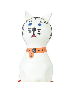 CONDOMERIE PRESERVATIVO DECORATIVO PINTADO A MANO GATO BLANCO