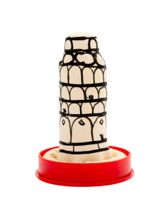 CONDOMERIE PRESERVATIVO DECORATIVO PINTADO A MANO TORRE DE PISA 2