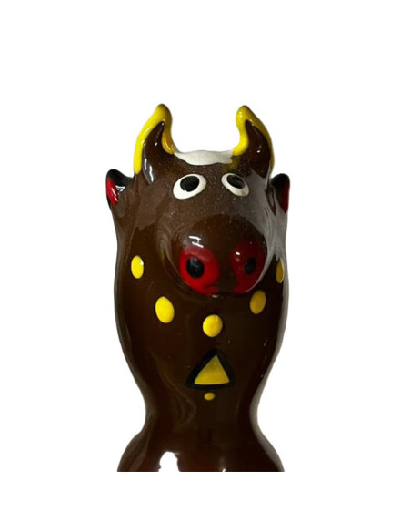 CONDOMERIE PRESERVATIVO DECORATIVO PINTADO A MANO TORO NEGRO MODELO 2 CONDOMERIE PRESERVATIVO DECORATIVO PINTADO A MANO TORO NEGRO MODELO 2