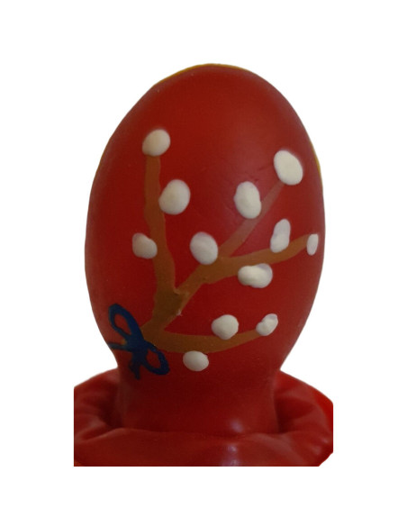 CONDOMERIE PRESERVATIVO DECORATIVO PINTADO A MANO HUEVO DE PASCUA ROJO CONDOMERIE PRESERVATIVO DECORATIVO PINTADO A MANO HUEVO DE PASCUA ROJO