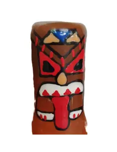 CONDOMERIE PRESERVATIVO DECORATIVO PINTADO A MANO TOTEM TIKI 01