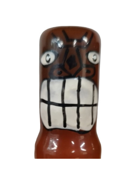 CONDOMERIE PRESERVATIVO DECORATIVO PINTADO A MANO TOTEM TIKI FRIKI 02 CONDOMERIE PRESERVATIVO DECORATIVO PINTADO A MANO TOTEM TIKI FRIKI 02