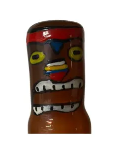 CONDOMERIE PRESERVATIVO DECORATIVO PINTADO A MANO TOTEM TIKI HAWAII 03