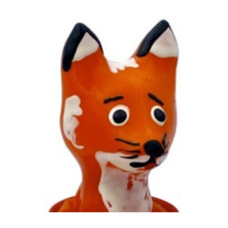 CONDOMERIE PRESERVATIVO DECORATIVO PINTADO A MANO ZORRO MARRON RAPIDO