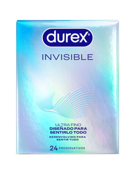 DUREX PRESERVATIVOS INVISIBLE ULTRA FINO 24 UNIDADES DUREX PRESERVATIVOS INVISIBLE ULTRA FINO 24 UNIDADES