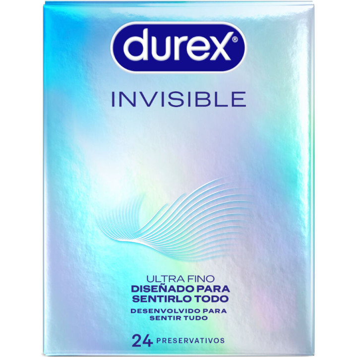 DUREX PRESERVATIVOS INVISIBLE ULTRA FINO 24 UNIDADES