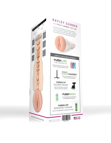 FLESHLIGHT KAYLEY GUNNER MASTURBADOR VAGINA FLESHLIGHT KAYLEY GUNNER MASTURBADOR VAGINA