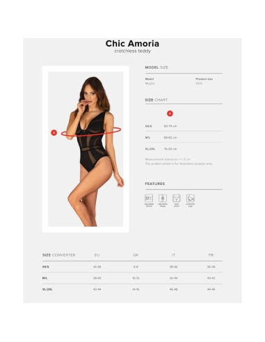 OBSESSIVE CHIC AMORIA TEDDY XS S