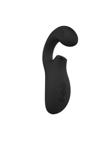 LELO ENIGMA DOBLE ESTIMULACION SUCCION MASAJEADOR NEGRO