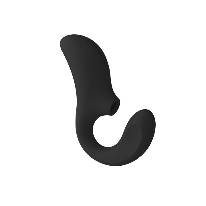 LELO ENIGMA DOBLE ESTIMULACION SUCCION MASAJEADOR NEGRO