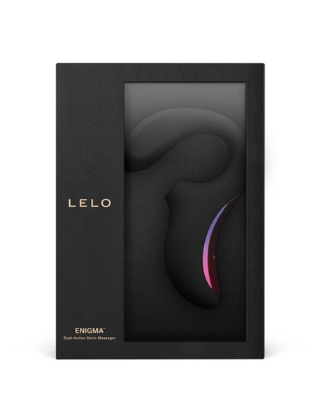 LELO ENIGMA DOBLE ESTIMULACION SUCCION MASAJEADOR NEGRO LELO ENIGMA DOBLE ESTIMULACION SUCCION MASAJEADOR NEGRO