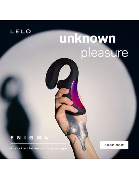 LELO ENIGMA DOBLE ESTIMULACION SUCCION MASAJEADOR NEGRO LELO ENIGMA DOBLE ESTIMULACION SUCCION MASAJEADOR NEGRO