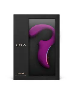 LELO ENIGMA DOBLE ESTIMULACION SUCCION MASAJEADOR MORADO 2
