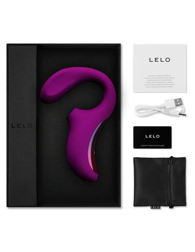 LELO ENIGMA DOBLE ESTIMULACION SUCCION MASAJEADOR MORADO